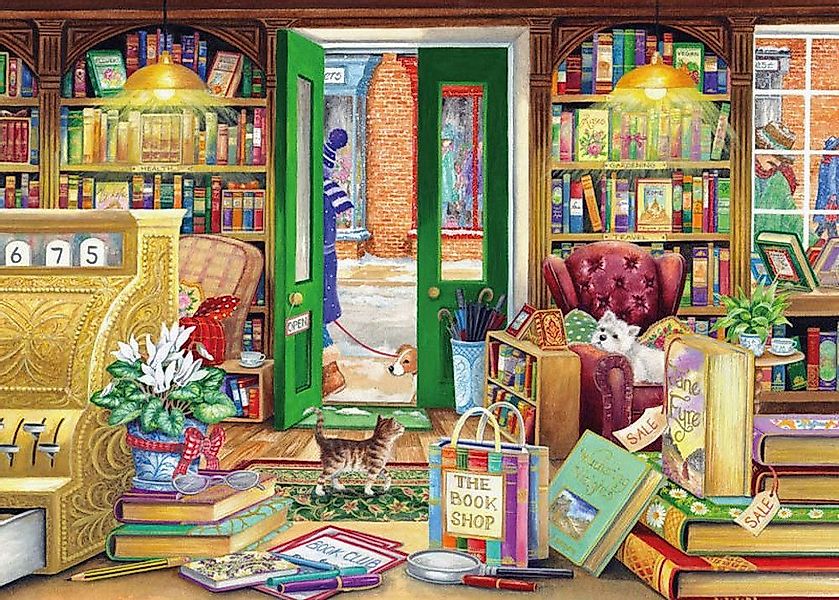 Otter House Puzzle Der alte Bücherladen, günstig online kaufen