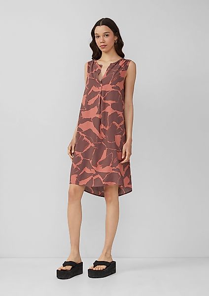 QS Minikleid Knielanges Viskosekleid günstig online kaufen