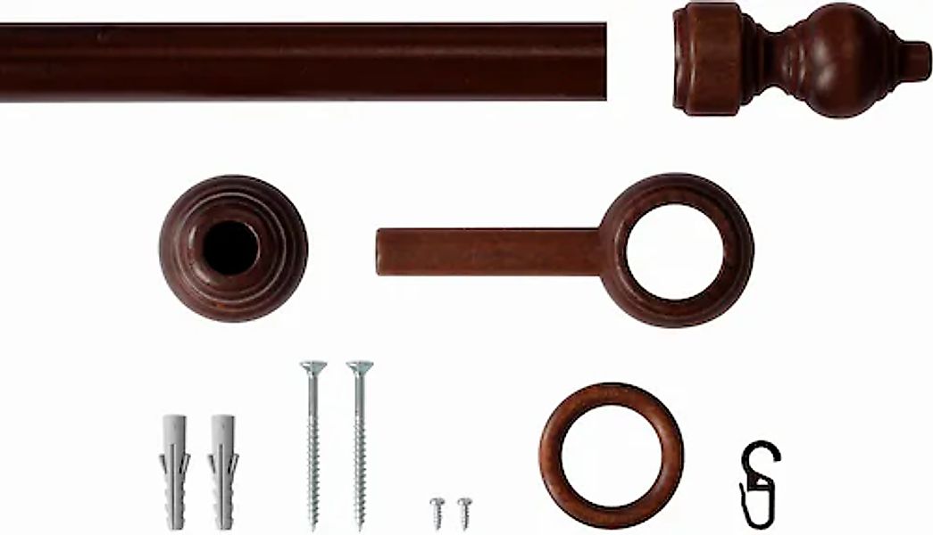 Good Life Gardinenstange "Trend" Ø 28 mm 1 läufig-läufig Fixmaß günstig online kaufen