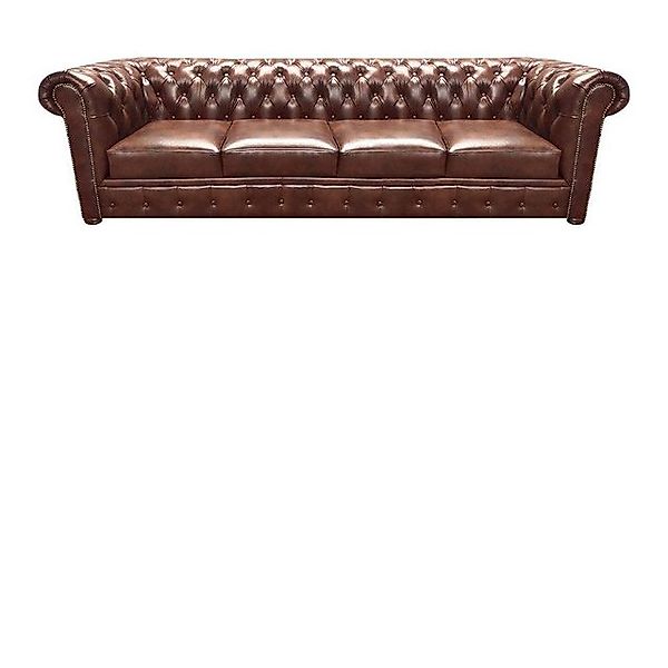 JVmoebel Chesterfield-Sofa Leder Polstermöbel Wohnzimmer Set Einrichtung Br günstig online kaufen