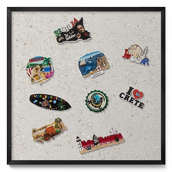 Tulup Magnettafel Gerahmte Magnettafel für Urlaubserinnerungen Hellstein Gr günstig online kaufen