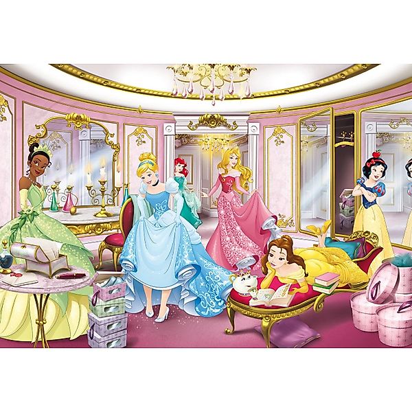 Disney Fototapete Prinzessinnen Multicolor 368 x 254 cm 610960 günstig online kaufen