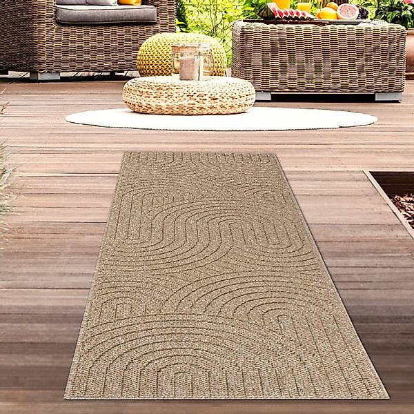 Carpetia Outdoorteppich Teppich mit Jute-Optik für günstig online kaufen