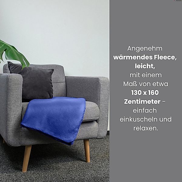 Wohndecke Polar-Fleece, wometo, OEKO-TEX®, 2 Fleecedecken günstig online kaufen