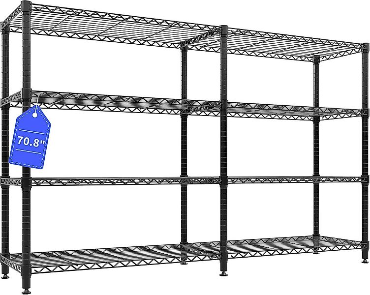 GarveeMore Schwerlastregal 150cm Breite Lagerregale, 1000 Pfund Metallregal günstig online kaufen