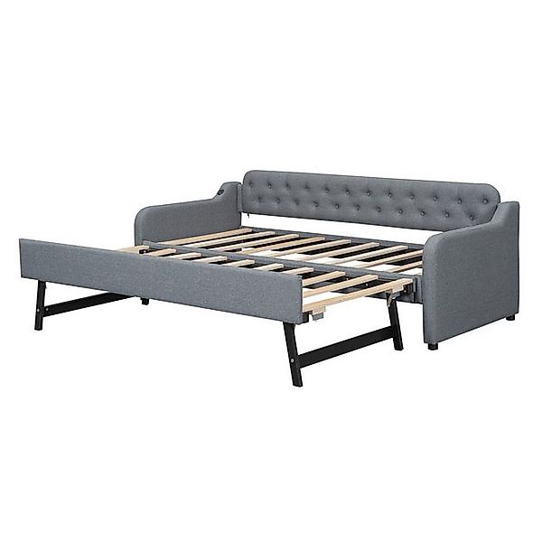 Gotagee Schlafsofa Polsterbett 90x200cm Jugendbett Tagesbett ausziehbares R günstig online kaufen