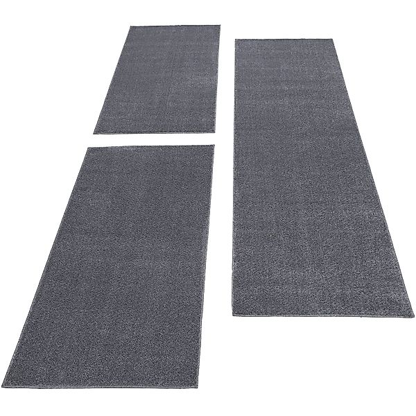 Carpettex Kurzflor-Bettumrandung Unicolor - Einfarbig, Höhe günstig online kaufen