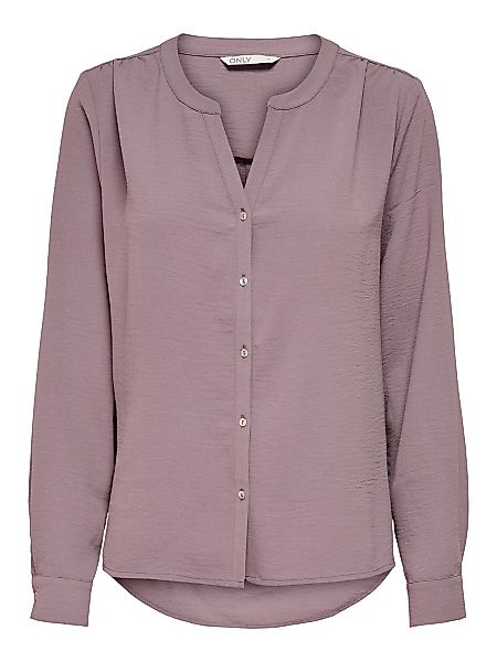 ONLY V-neck Long Sleeved Shirt Damen Violett günstig online kaufen