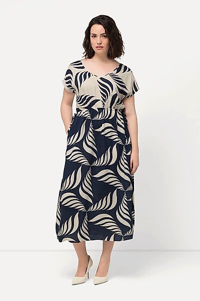 Ulla Popken Maxikleid Maxikleid grafischer Druck günstig online kaufen