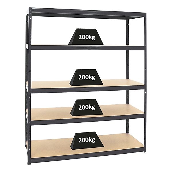 PROREGAL® Schwerlastregal Giant Elephant 180x150x60cm Fachlast günstig online kaufen