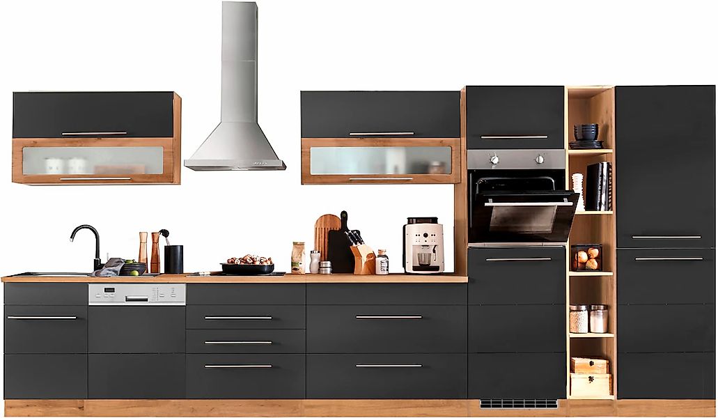KOCHSTATION Küchenzeile »KS-Wien« Breite 440 cm, wahlweise mit E-Geräten un günstig online kaufen