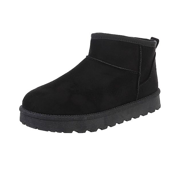 Ital-Design Damen Snowboots Freizeit Snowboots (87451982) Flach Plateaustie günstig online kaufen