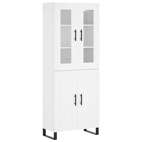 vidaXL Highboard Weiß 69,5x34x180 cm Holzwerkstoff 3198361 günstig online kaufen