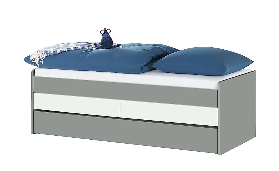 Duobett mit Stauraum  Grow Up ¦ grau ¦ Maße (cm): B: 97 H: 66 Betten > Bett günstig online kaufen