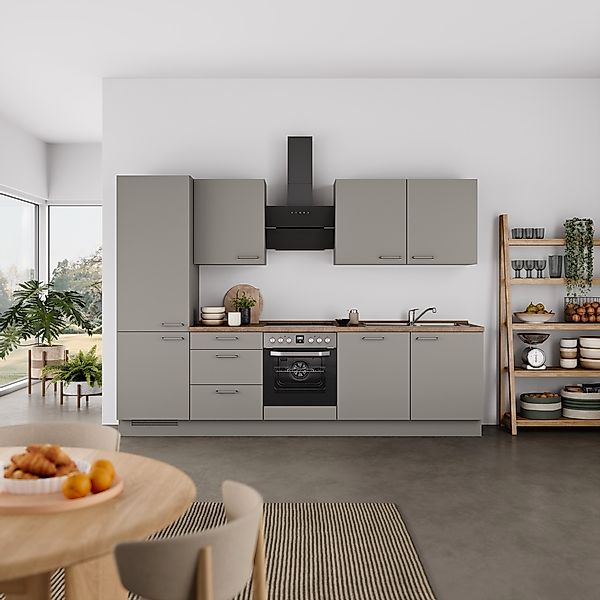 nobilia Küchenzeile ""Laser II", Ausrichtung wählbar, Breite 300 cm" vormon günstig online kaufen