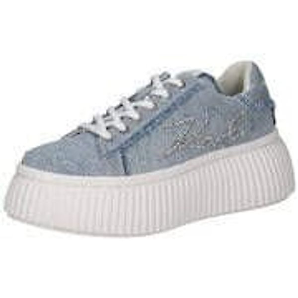 Karl Lagerfeld Plateau Sneaker Damen blau günstig online kaufen