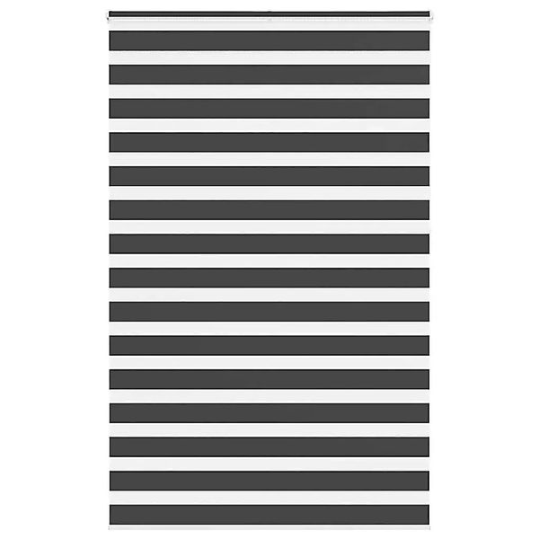 vidaXL Doppelrollo Schwarz 145x230 cm Stoffbreite 140,9 cm Polyester 401429 günstig online kaufen