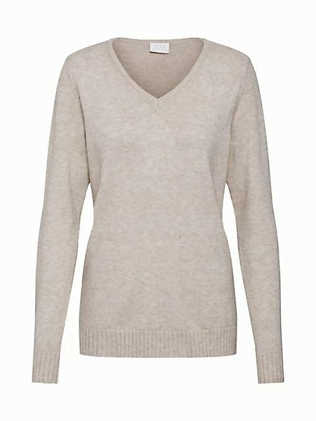 Vila V-Ausschnitt-Pullover "VIRIL V-NECK L/S KNIT TOP - NOOS" günstig online kaufen