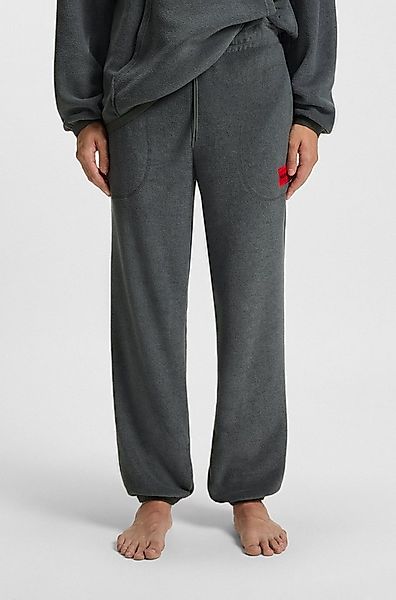HUGO Jogginghose Terry Bündchen am Bein, aus Fleece, relaxed fit günstig online kaufen