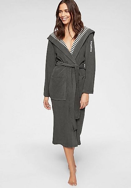 KangaROOS Damenbademantel Dalia, ideal für Sauna & Spa, Standardlänge & Übe günstig online kaufen