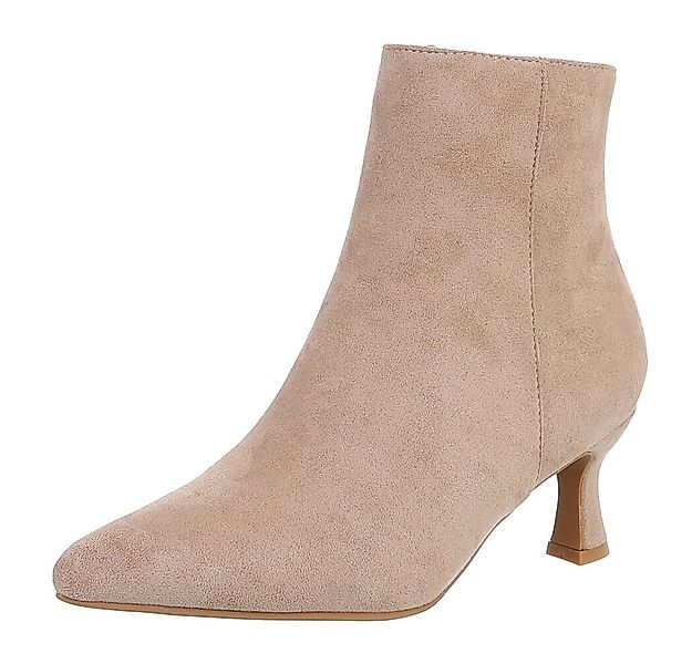 Ital-Design Elegante Stiefelette mit Absatz für Damen - Alltagsschuhe Stief günstig online kaufen