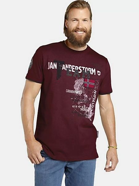 Jan Vanderstorm T-Shirt SÖLVE aus robustem Baumwolljersey günstig online kaufen