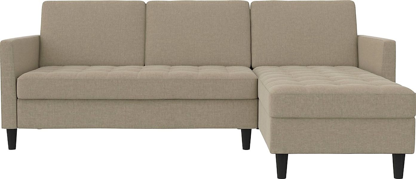 Dorel Home Ecksofa »Presley, L-Form,«, Ecksofa mit Bett-Funktion und Staura günstig online kaufen