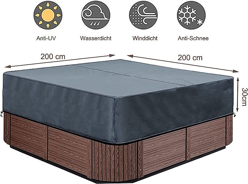 Liszton Gartenmöbel-Schutzhülle Schutzhülle Abdeckung Whirlpools günstig online kaufen