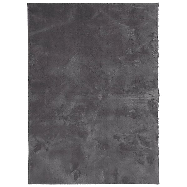 vidaXL Teppich Huarte Kurzflor Weich Und Waschbar Anthrazit 120x170 Cm 1933 günstig online kaufen