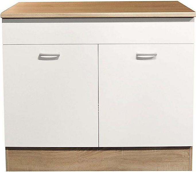 PREISBRECHER Spülenunterschrank Ailina in Sonoma-Eiche / günstig online kaufen