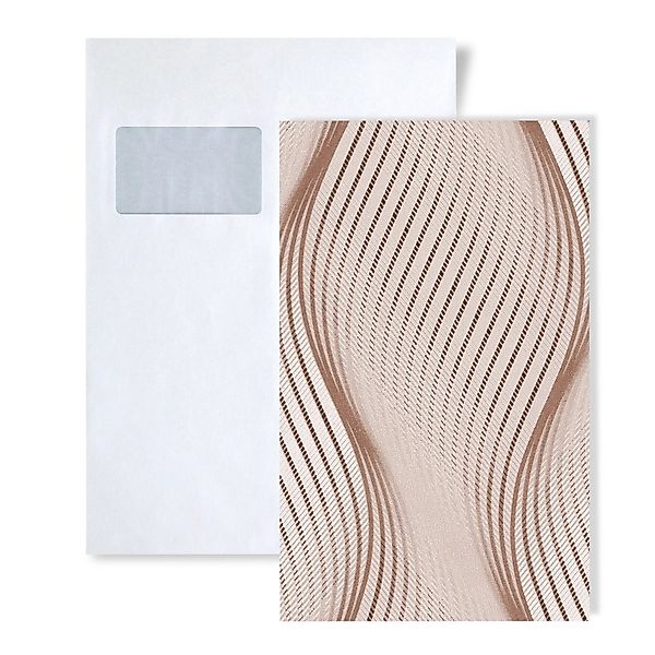 EDEM 1 MUSTERSTÜCK BRAVO S-85030BR33 DIN A4 MUSTER der Gestreiften Tapete günstig online kaufen