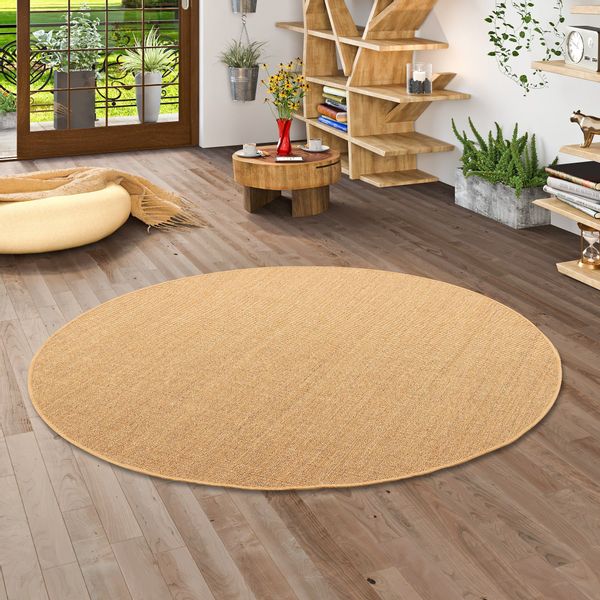 Snapstyle Sisalteppich Sisal Natur Teppich Rund, günstig online kaufen