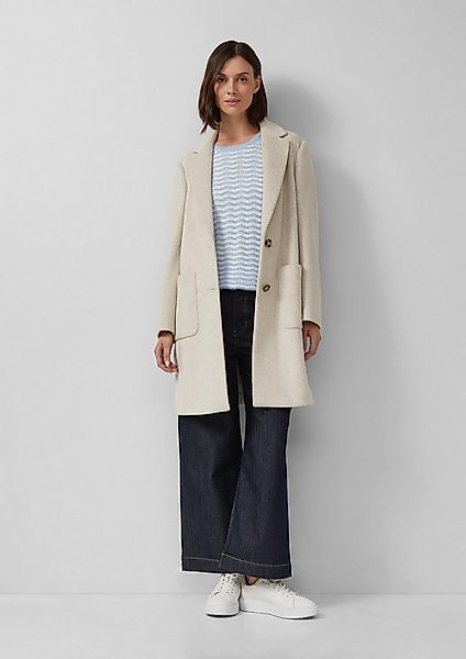 s.Oliver Funktionsmantel Outdoor-Mantel Softer Mantel mit Reverskragen und günstig online kaufen