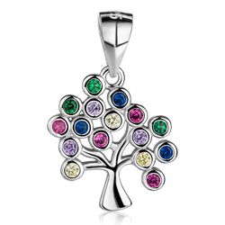 Materia Kettenanhänger Damen Silber Baum Lebensbaum günstig online kaufen