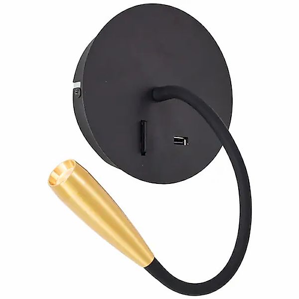Brilliant LED Wandstrahler »Jutta«, mit Flexarm und Schalter günstig online kaufen