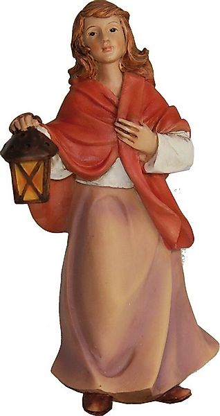 Krippenfigur Krippenfigur Magd mit Laterne günstig online kaufen