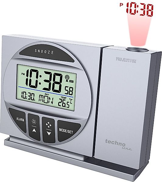 technoline Projektionswecker WT 590 mit Funkuhrzeit günstig online kaufen