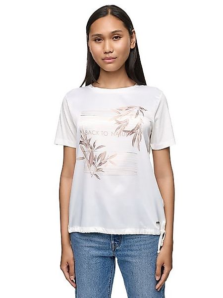 Decay T-Shirt Back to Nature“ Print und Blätter-Motiv (1-tlg) günstig online kaufen