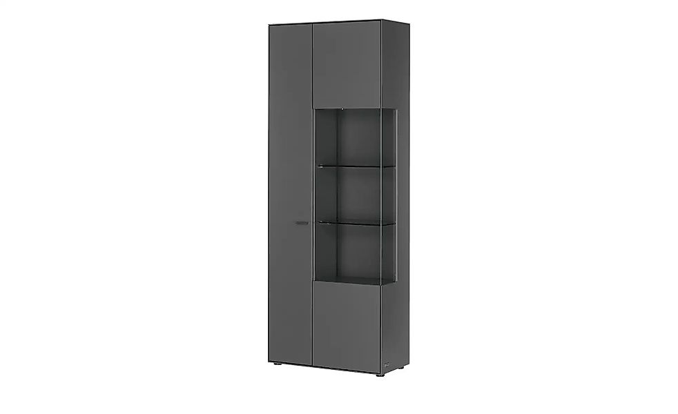 Jette Home Vitrine  Como ¦ grau ¦ Maße (cm): B: 77 H: 206 T: 38.0 Schränke günstig online kaufen