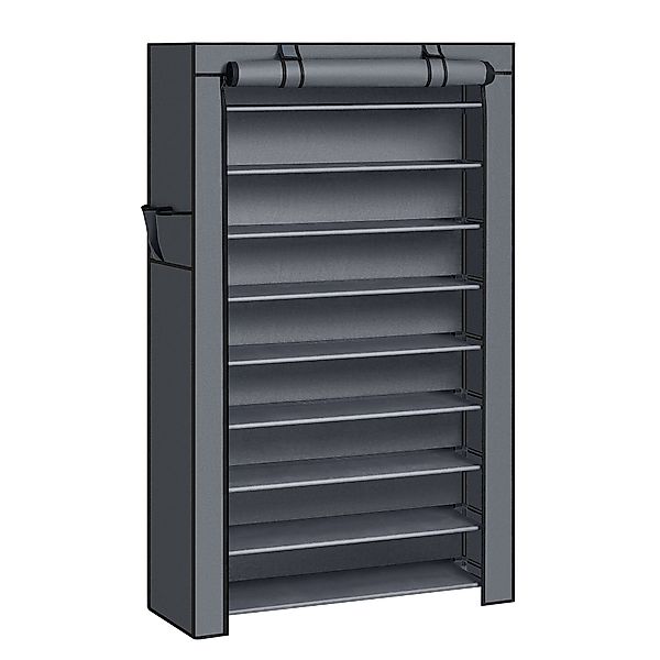 SONGMICS Schuhregal Schuhschrank, 10 Ebenen, für günstig online kaufen