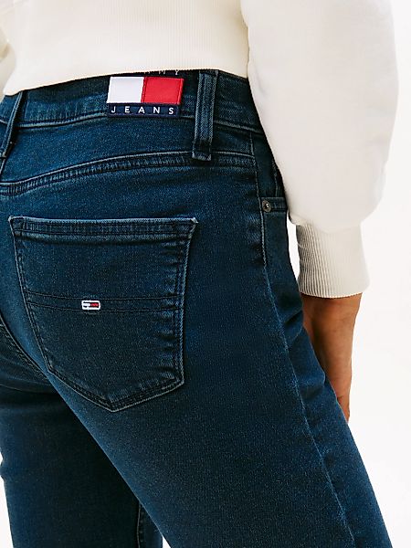 Tommy Jeans Skinny-fit-Jeans "NORA MR SKNY AH1280" mit Logo-Badge, Mid Rise günstig online kaufen