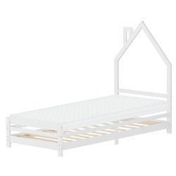 ML-DESIGN Spielbett Hausbett Holzbett mit Lattenrost günstig online kaufen