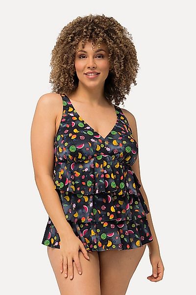 Ulla Popken Tankini Tankini Früchte Softcups Volants recycelt günstig online kaufen