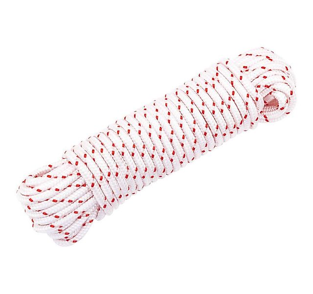 vidaXL Starterseil Weiß und Rot Ø4 mm 10 m Nylon Seil (1-tlg) günstig online kaufen