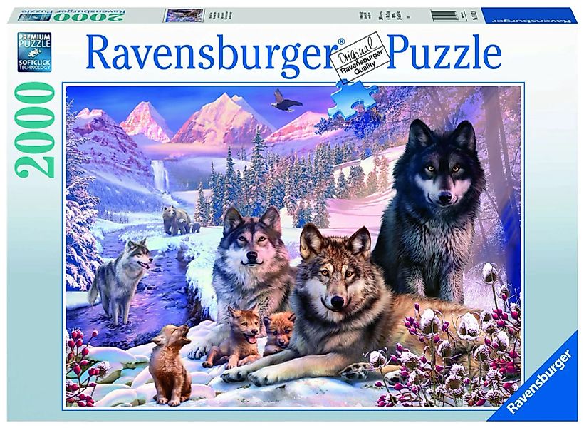 Wölfe Im Schnee - Puzzle 2000 Teile günstig online kaufen