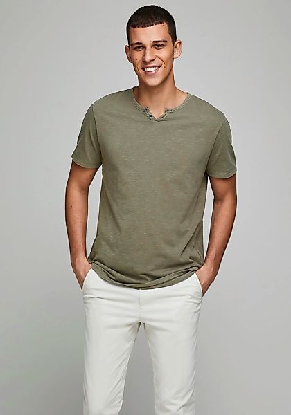 Jack & Jones T-Shirt "SPLIT NECK TEE" günstig online kaufen