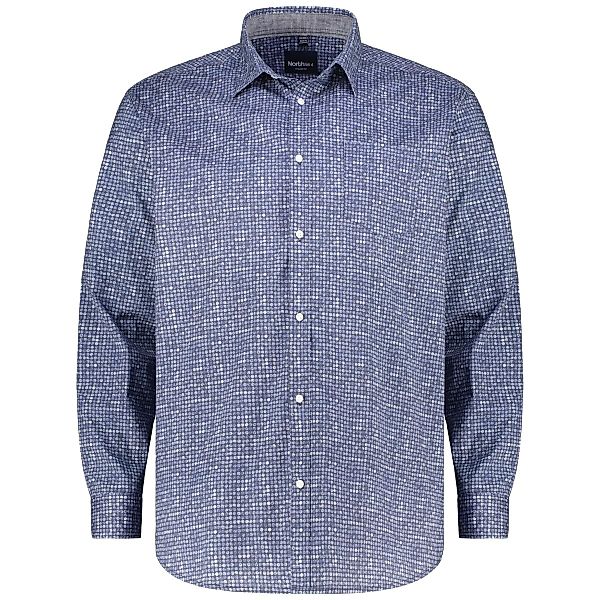 North Freizeithemd mit Elasthan Farbe blau Größe: 6XL günstig online kaufen