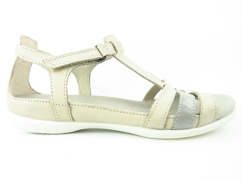 Ecco Flash beige/silber Sandale günstig online kaufen