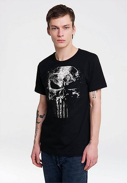 LOGOSHIRT T-Shirt Marvel - Punisher Mercury Skull mit coolem Print günstig online kaufen