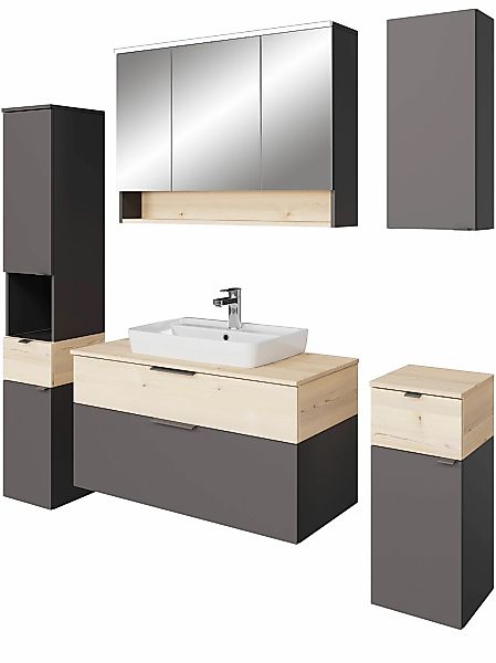 Saphir Badmöbel-Set "Quickset 394" Komplett-Set, 6 Stk. tlg. günstig online kaufen